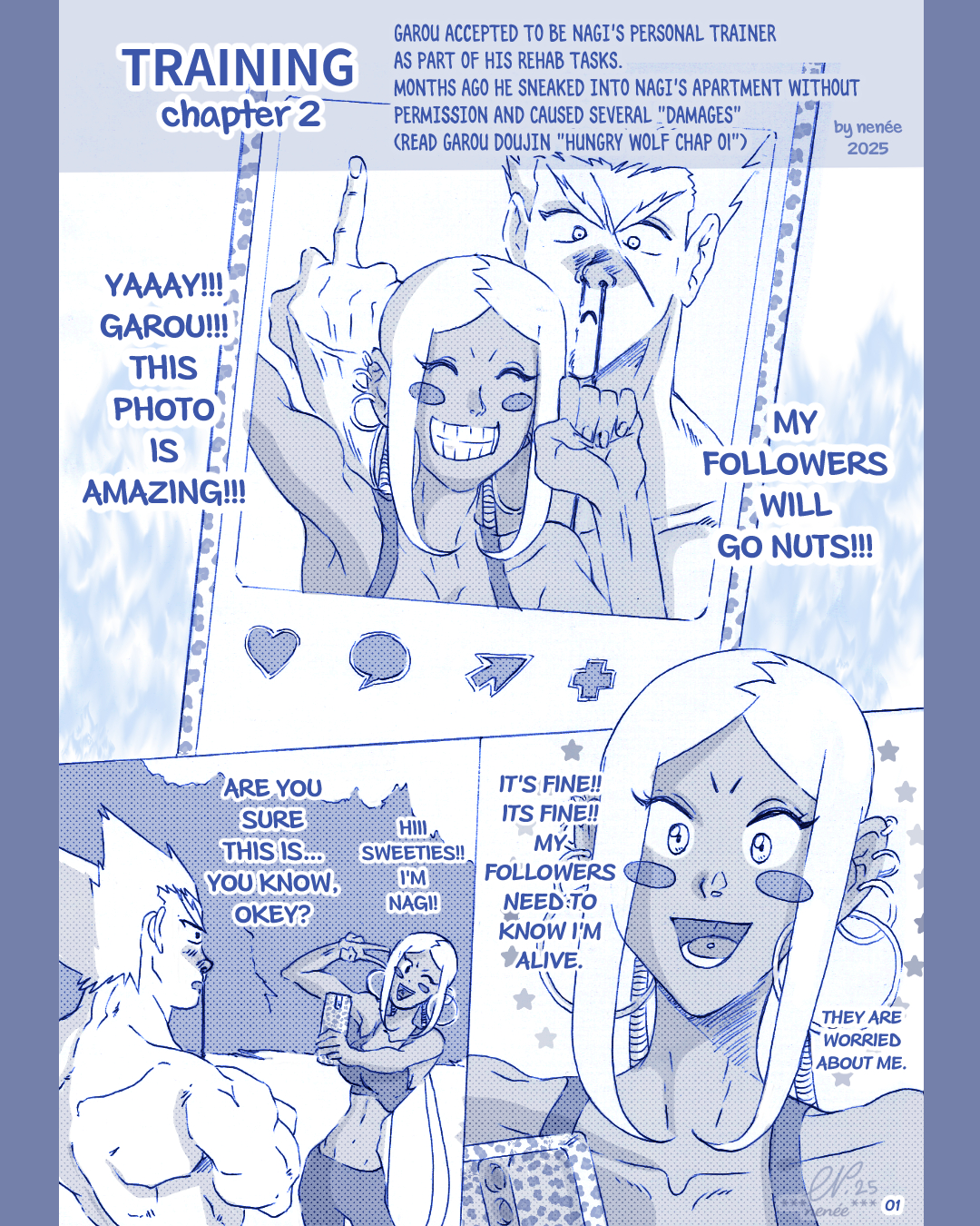 Training 💪🏼 chap 2 🐍🐺 - nenee_blog - Original Work [Archive of Our Own]